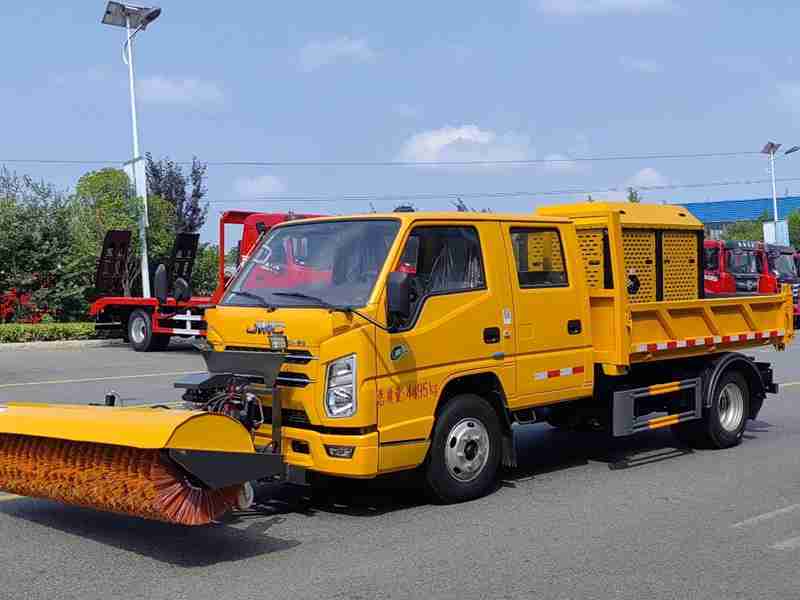 程力雙排除雪車